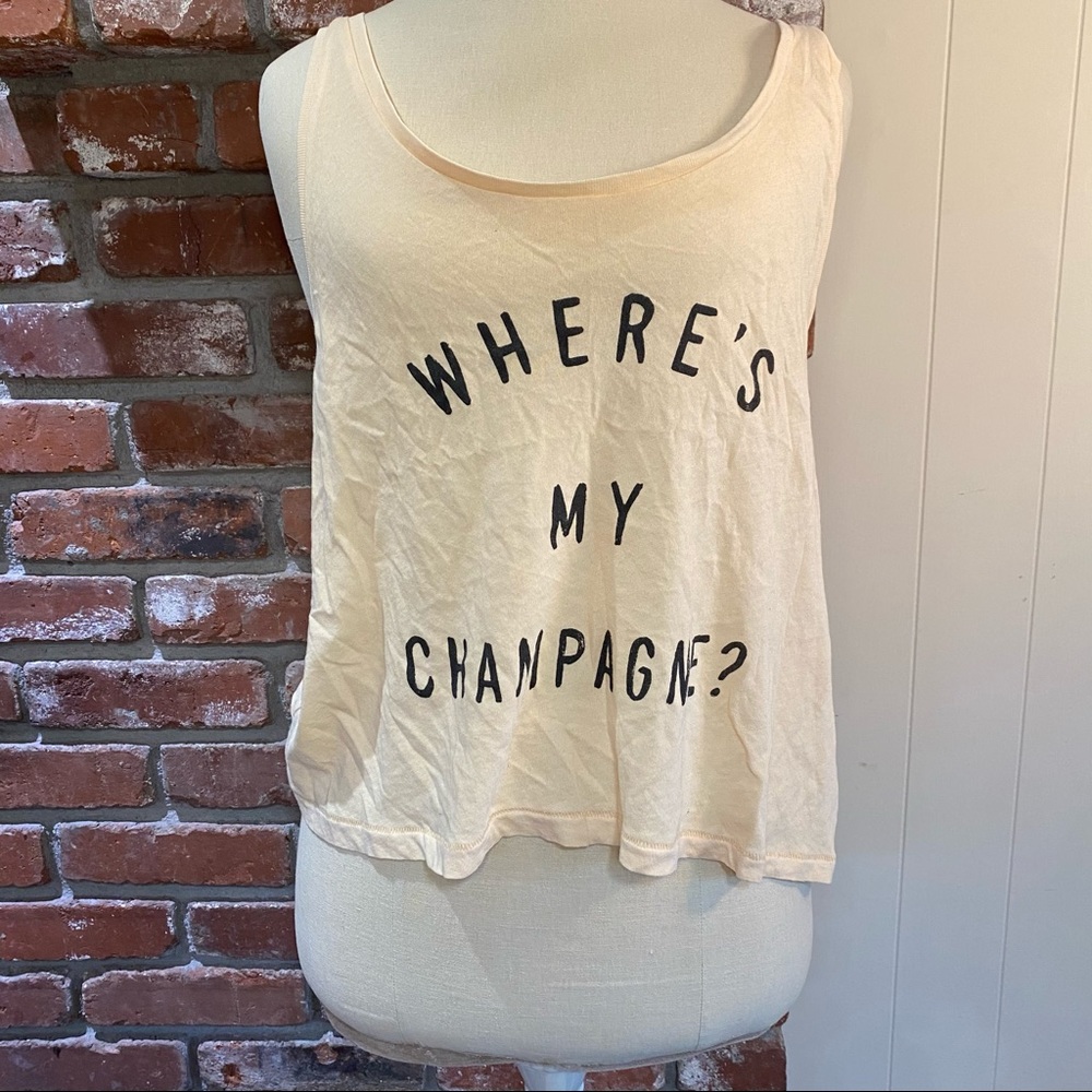 Where’s My Champagne tank